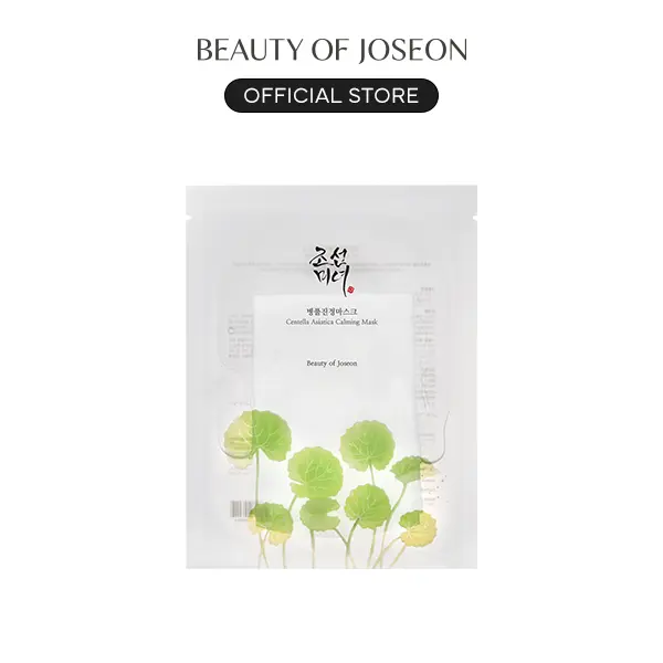 [Beauty of Joseon Official] Centella Asiatica Calming Mask (10 sheets), Skin Calming, Healthier Skin, Centella Asiatica Extract 15%, Hyaluronic Acids, Skincare, Sensitive
