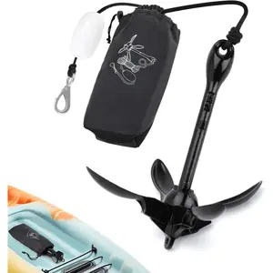 3.5 lb Kayak Paddle Board Anchor Kit with 40 ft Marine Rope for Kayak, Canoes, SUP, Fishing, Paddleboard Accessories