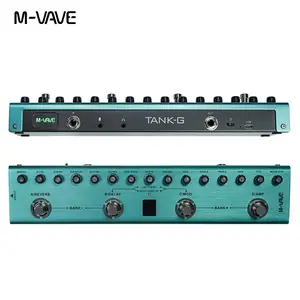 Tank-G Electric Guitar Effects Pedal, Professional Multi-Function Board, Delay/reverb/modulation, Rechargeable, 36 Presets