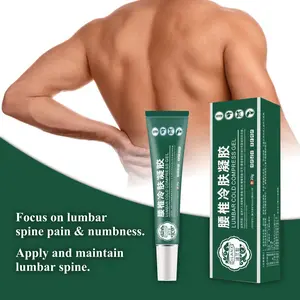 Lumbar Spine Relief Gel - Relieves back pain, Muscle soreness, Sprains, Neck tension, Fast-absorbing, Refreshing - 20g