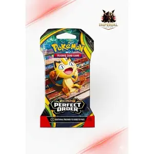 Pokemon ME Perfect Order Booster Pack - Sleeved Trading Card Game Mega Evolution Edition Ships Fast