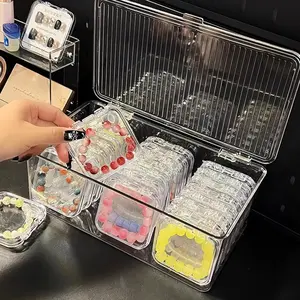 Small Clear Acrylic Jewelry Box, Dustproof Storage for Bracelets, Necklaces, Beads & Crystal Ornaments