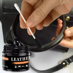 Leather Edge Coating Agent with Built-In Applicator, Waterproof and Flexible Formula Leather Edge Sealant for Wallets Belts Shoes Sofas Repair