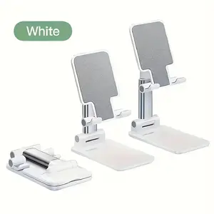Adjustable Foldable Phone Stander in White