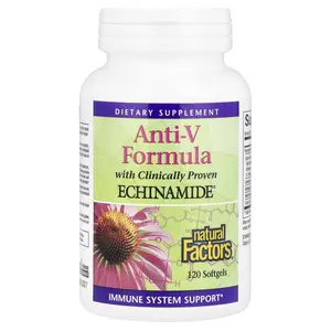 Natural Factors Anti-V Formula with Clinically Proven Echinamide®, 120 Softgels