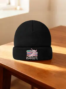 Bookworm Readolotl Axolotl 2026 new model Multi Color Soft Fabric Winter Cap Warm Cozy Unisex Knit Hat with Universal Fit, Versatile Headwear for All Genders & Cold Weather Outfits