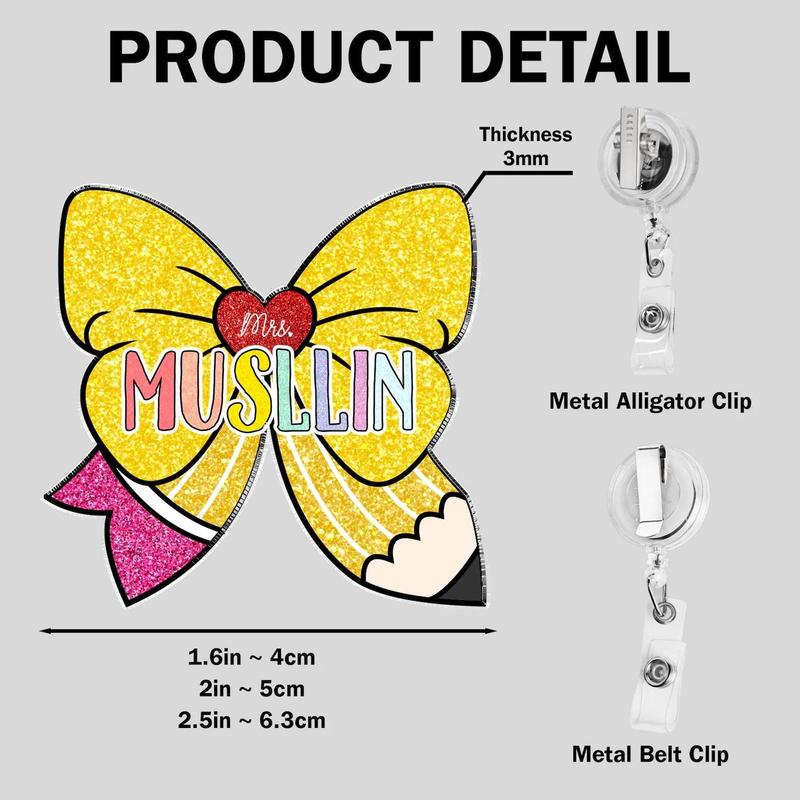 Good Noodle Interchangeable Badge Reel, Gold Star Badge Reel, Gift for Nurse/ Teacher, Funny Badge Reel