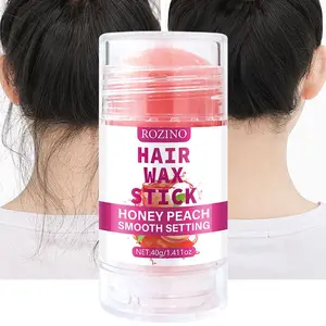 Honey Peach Coconut Hair Wax Stick Balm, Easy and Smooth Styling Hair Wax Stick, Essential for Daily Hairdressing and Haircare, Creating Refreshing Hairstyles