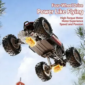 Alloy RC Rock Crawler, 4WD Off-Road Remote Control Monster Truck for Kids