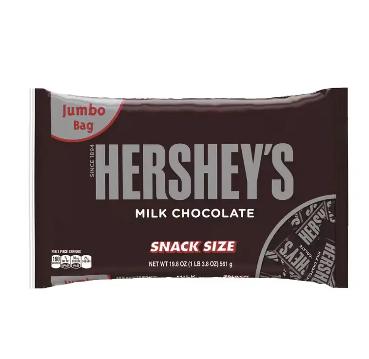 Snack Size Milk Chocolate Bars, 19.8 oz