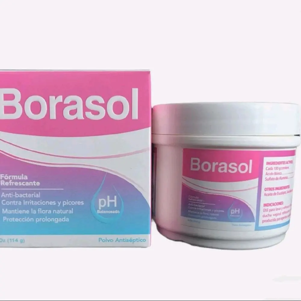 Borasol Antibacterial Intimate Wash Powder, Feminine Intimate Cleansing Product Gentle Sensitive