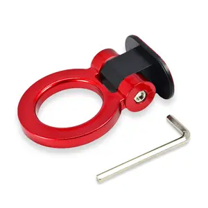 Decorative Tow Hook Sticker Kit Universal Fit Car Bumper Exterior Accessories, Auto Body Styling Decals Non-Functional