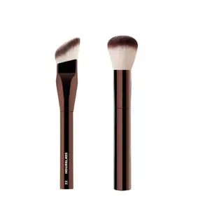 Hourglass 2-Piece Face Brush Set — Angled Foundation + Blush Brush | Streak-Free, Cruelty-Free, All Skin Types