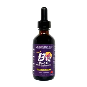 B12 Blast Methylcobalamin 1000mcg, Great Tasting Sublingual Liquid Energy Vitamins -Vegan B12 Vitamins, Sustained Energy and Cellular Energy Supplement - 59-Day Servings