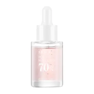 Peach 70 Glass Skin Serum | 5% Niacinamide + Jeju Peach Extract | Radiant, Smooth Skin & Instant Brightening | K-Beauty Inspired with Natural Pink Color | Vegan Sustainable Formula for All Skin Types