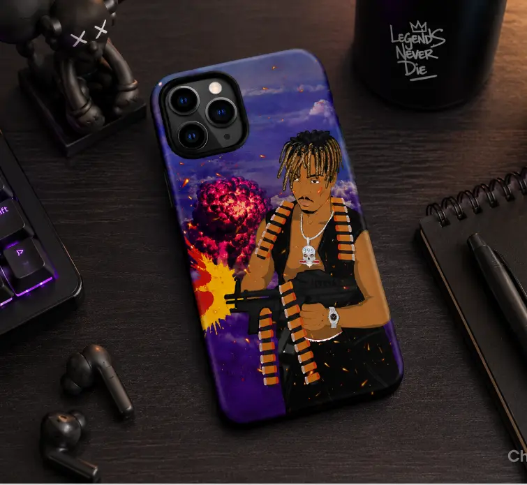 Rap Artist Phone Case, Hip Hop Aesthetic Cover for Phone Case – Tough Case 2-in-1 or MagSafe Tough Case 2-in-1