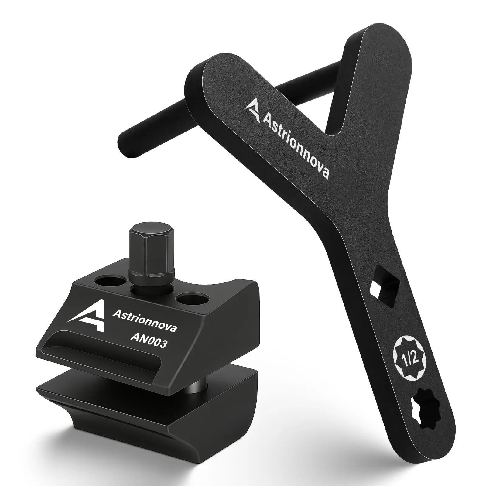 Astrionnova 2PCS Professional Suspension Service Kit - 1/2" Drive Breaker Bar Compatible Strut Spreader & Lower Control Arm Tool, Faster Repairs for Most FWD Vehicles