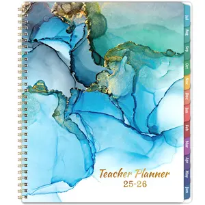 Teacher Planner 2025-2026 - Teacher Lesson Planner from July 2025 to June 2026, 11" x 8.3", Weekly & Monthly Lesson Plan Book for Teachers