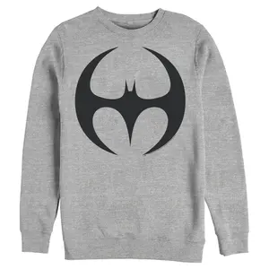 Men's Batman Logo Modern Wing Curve Sweatshirt