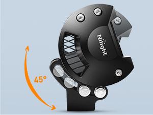 Nilight 12 Inch 72W Spot Combo Bar 2PCS 4 Inch 18W Flood LED Fog Lights with Off Road Wiring Harness 2 Leads tailgate light strip High lighting