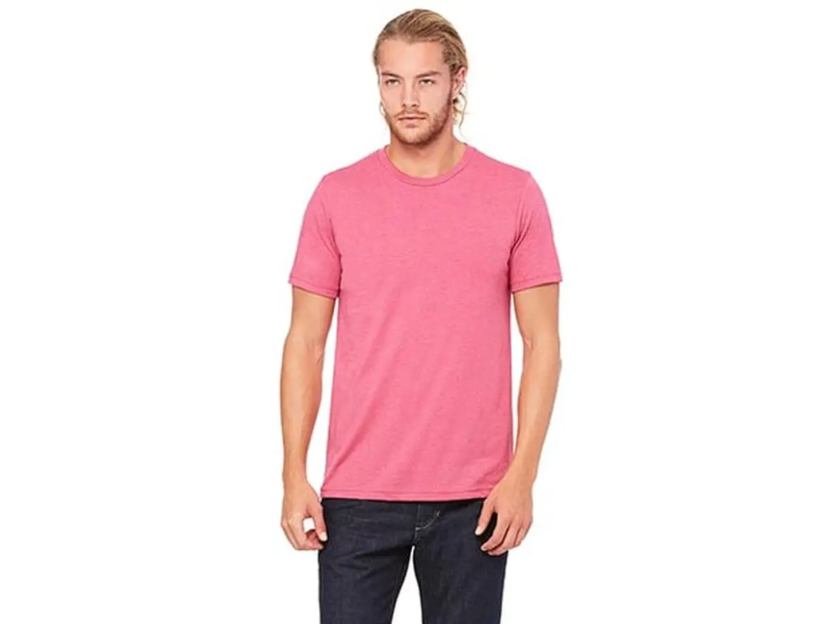 BELLA 3001 Unisex Jersey Short Sleeve Tee, a Plain Round Neck Streetwear Staple in Soft Combed Cotton Fabric, Top, T-Shirt