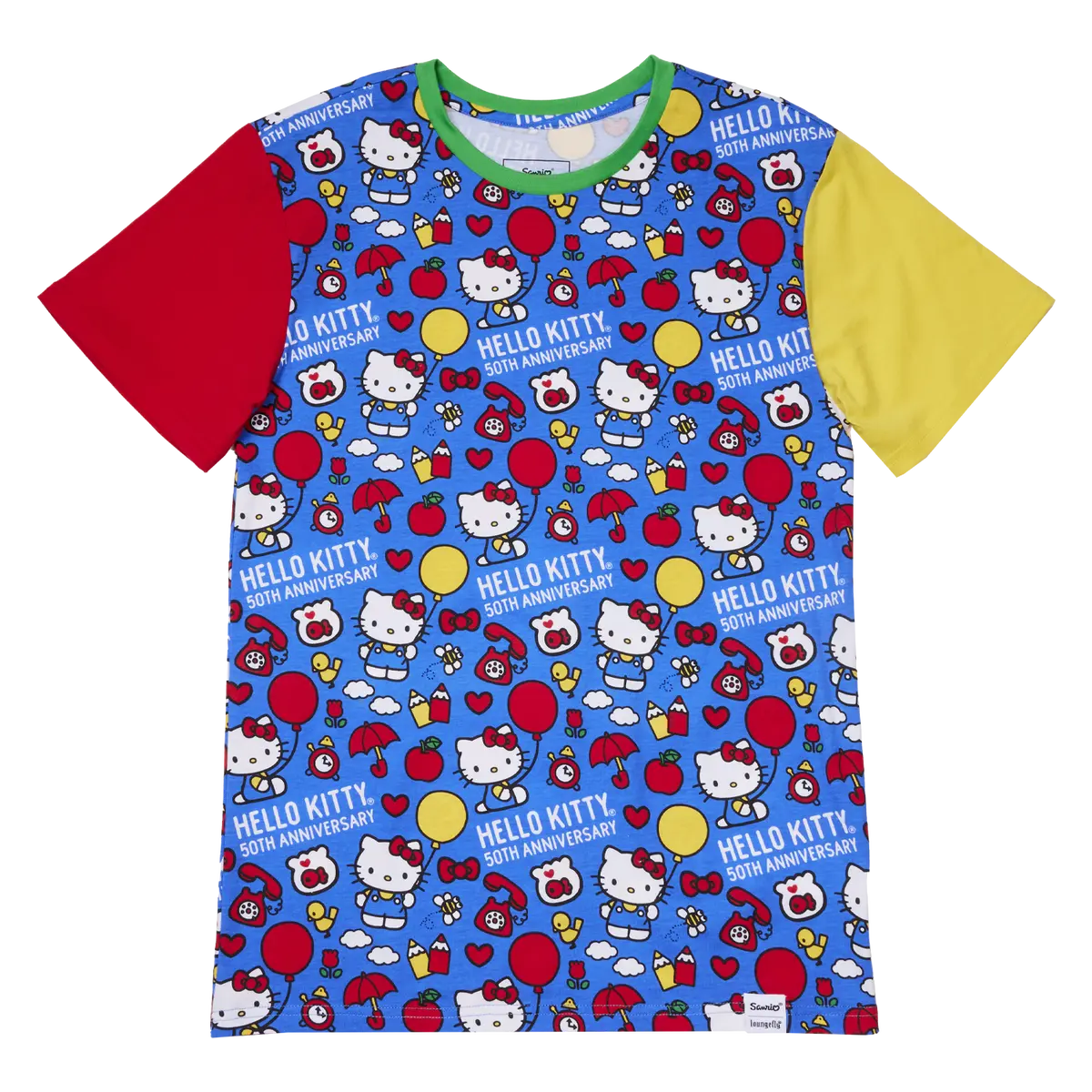 Hello Kitty 50th Anniversary All-Over Print Unisex Tee