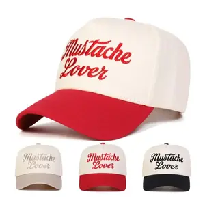 [ HOT NEW 2026 ] Unisex Mustache Lover Fun Five-Sided Baseball Cap,Adjustable Sun Protection Hat for Men & Women, CasualSpring & Fall Outdoor Travel