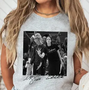 Caitlin Clark x Sophie Cunningham Vintage Shirt, Basskettball Gift for Fans, Sophie Cunningham Shirt, Caitlin Clark Shirt