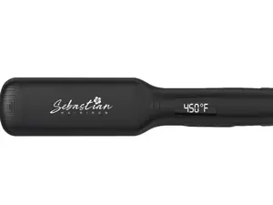 Sebastian Hair Iron Wide Ceramic & Titanium Flat Iron with 450°F Heat Control for Smooth Styling & Frizz-Free Results