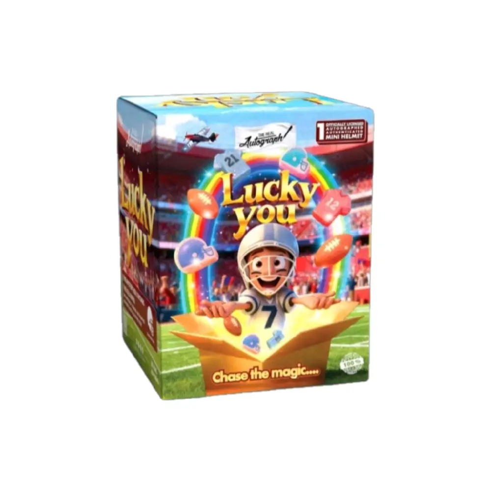 1 Nfl Mini Lucky You PYT BOGO- The Real Autograph