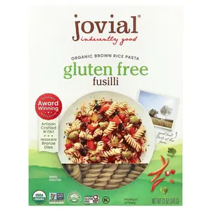 Jovial Organic Brown Rice Pasta, Fusilli, 12 oz (340 g)