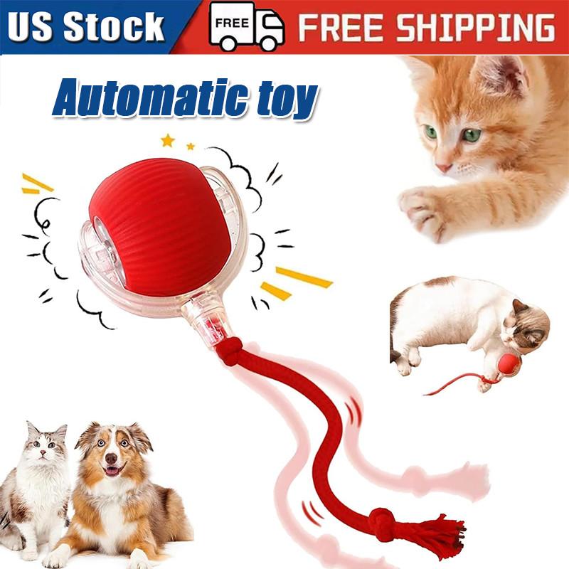 Smart Automatic Rolling Ball for Cats & Dogs – USB Rechargeable Interactive Toy with LED Light, Obstacle Avoidance, Pet-Safe Design, 4+ Hours Playtime, Fast Ship from USA Smart Automatic Rolling Ball for Cats & Dogs – USB Rechargeable Interactive Toy with LED Light, Obstacle Avoidance, Pet-Safe Design, 4+ Hours Playtime, Fast Ship from USA