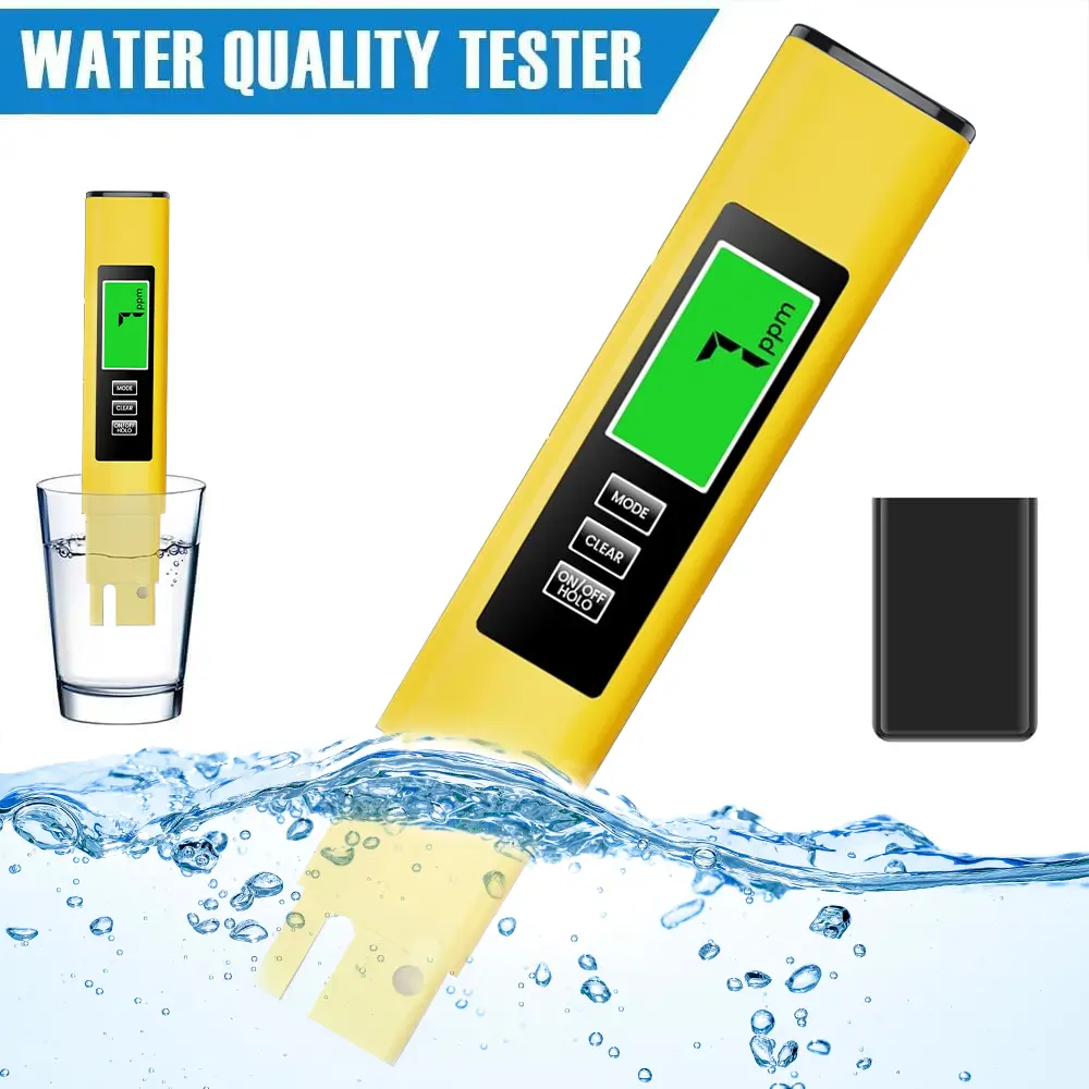 2025 NEW 4-in-1 Water Tester TDS, EC, Temp (°C/°F) – Fast, Accurate & Essential for RO Systems, Drinking Water, Aquariums & More