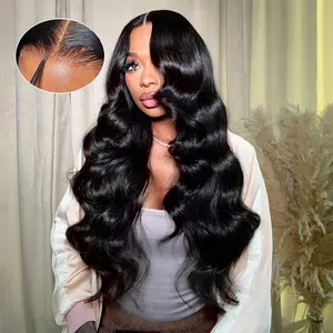 13x4 Ready Go Wig Body Wave Lace Front Wigs 5×5 Ready Go Wig Human Hair Wigs Pre Plucked Transparent Lace Bleached Knots Pre Cut Lace Wig