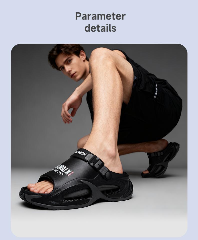 Supportive Slip-On Slippers with Arch Support for All-Day Comfort,Non-Slip Sandals,Indoor & Outdoor,for Driving ,Working, Camping, Beach ,Home