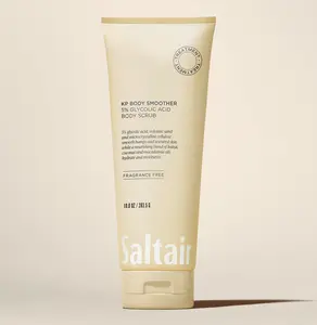 Saltair KP Body Smoother – 5% Glycolic Acid Body Exfoliator – Glycolic Acid, Volcanic Sand & Cellulose – Fragrance Free – Clears Bumps & Smooths Skin - 10 fl oz