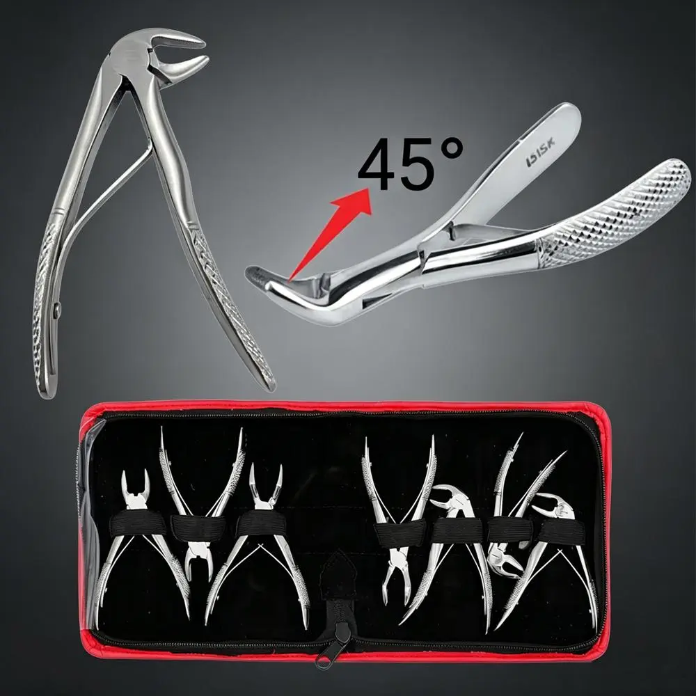 Children's Dental Extraction Forceps with Toolkit for Pediatric Tooth Removal in Clinical Settings