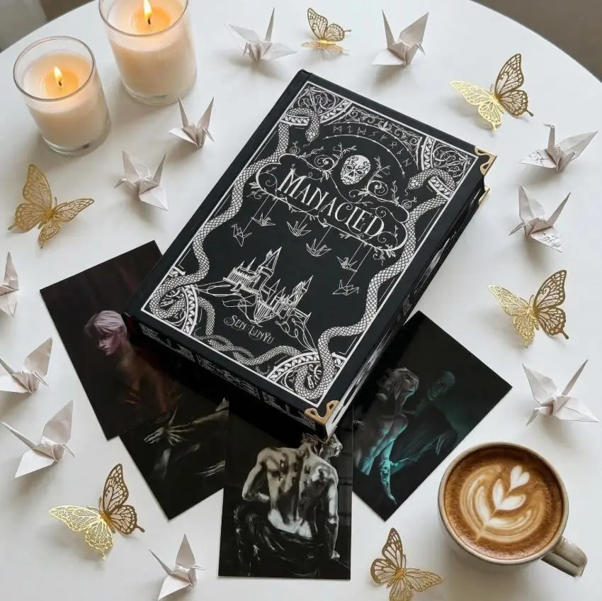 Manacled Special Edition Book, Illustrated 3-in-1, A5 Hardcover, Bookmark & Art Prints