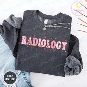 Radiology Valentine Sweatshirt, Rad Tech Shirt, X-Ray Tech Sweater, Gift for Radiologist, Radiology Technician Tee, Valentine Medical Apparel