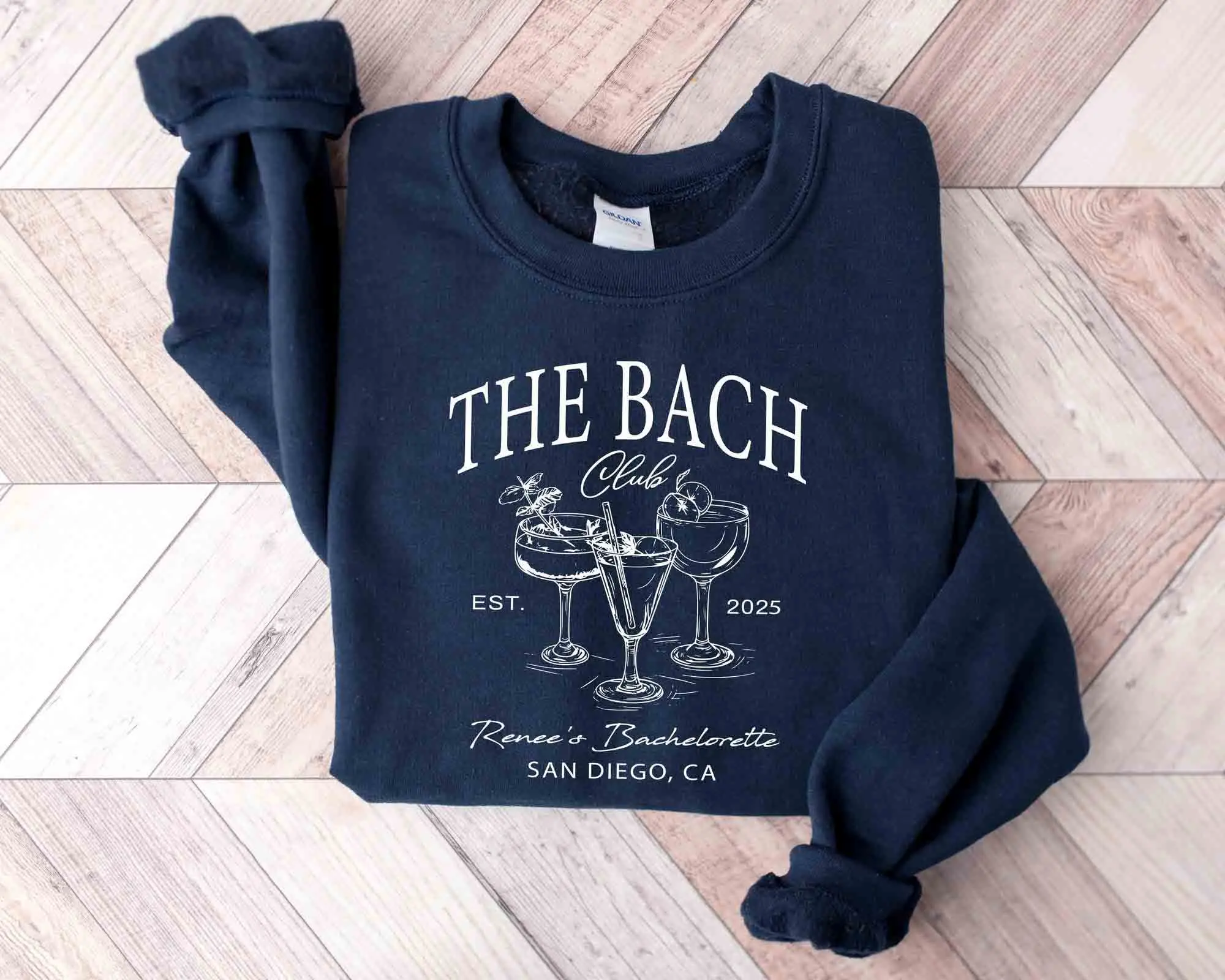Custom Bachelorette Sweatshirt, Custom Location Bachelorette Party Sweatshirt, The Bride Bachelorette Sweatshirt, Bridal Party Gifts
