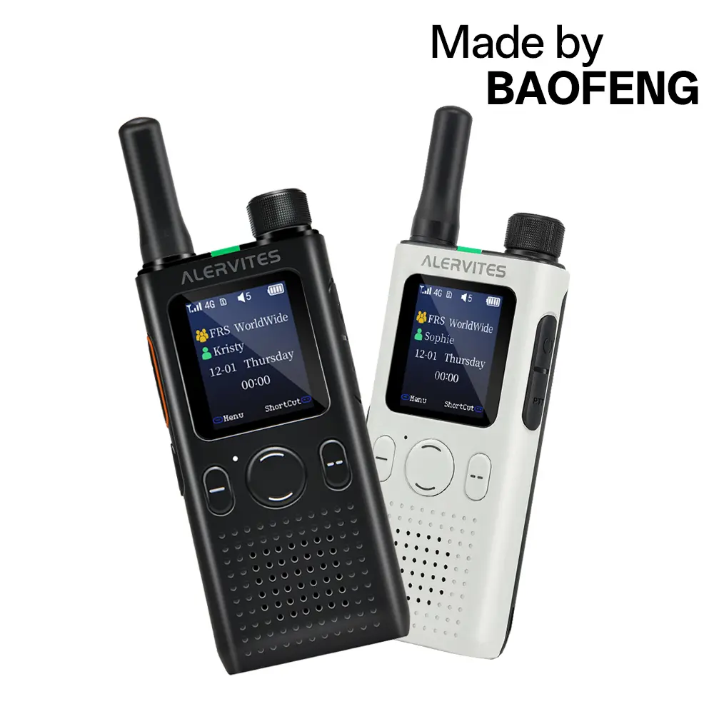 (MADE BY BAOFENG) AT1 Walkie Talkie Lifetime Free with No Hidden Fees, Encrypted Chat, Unlimited Groups, Fast Team Setup, 5000mi Long Range PoC Radio for Outdoor, Camping, Hunting, Logistics, Fleets, Construction, Security and Hotels #DealsForYouDays