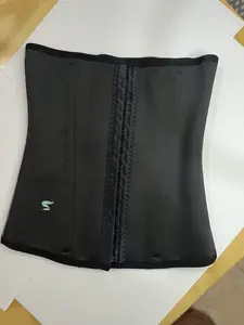 Kabu Waist Trimmer - Black Compression Belt for Tummy Control & Postpartum Recovery Slim Design for Comfortable Posture