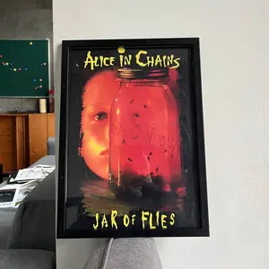 Alice In Chains Jar Of Flies Album Poster Frameless Music Gift Wall Decor Artistic Wood Canvas Art Instant Wall Glow-Up Museum-Quality HD Print