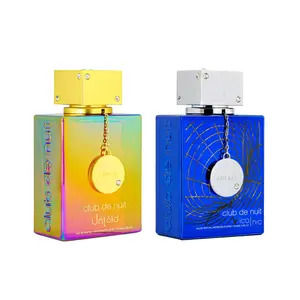 Armaf Club de Nuit Untold and Club de Nuit Iconic Bundle Pack - 3.6 oz each Floral Fragrance