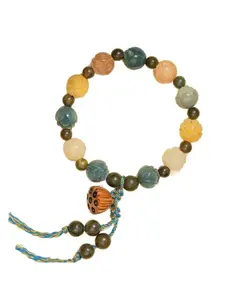 New Lotus Bodhi Lucky Bracelet for Women, New Chinese Style Retro Minimalist Versatile Hand Chain