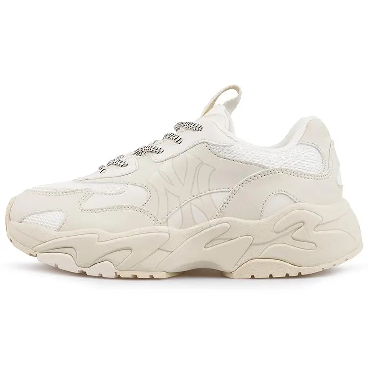 MLB Big Ball Chunky Lite Casual Sneakers, New York Yankees Retro Low-Top Dad Shoes for Men and Women