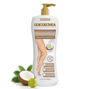 Goicoechea Intense Nourishment Body Lotion with Coconut Oil & Prickly Pear | Womens Lotion for Dry Skin, Body Cream and Moisturizer for Dry Skin, Varicose Veins Cream for Legs, 13.5 fl oz, 1-Pack
