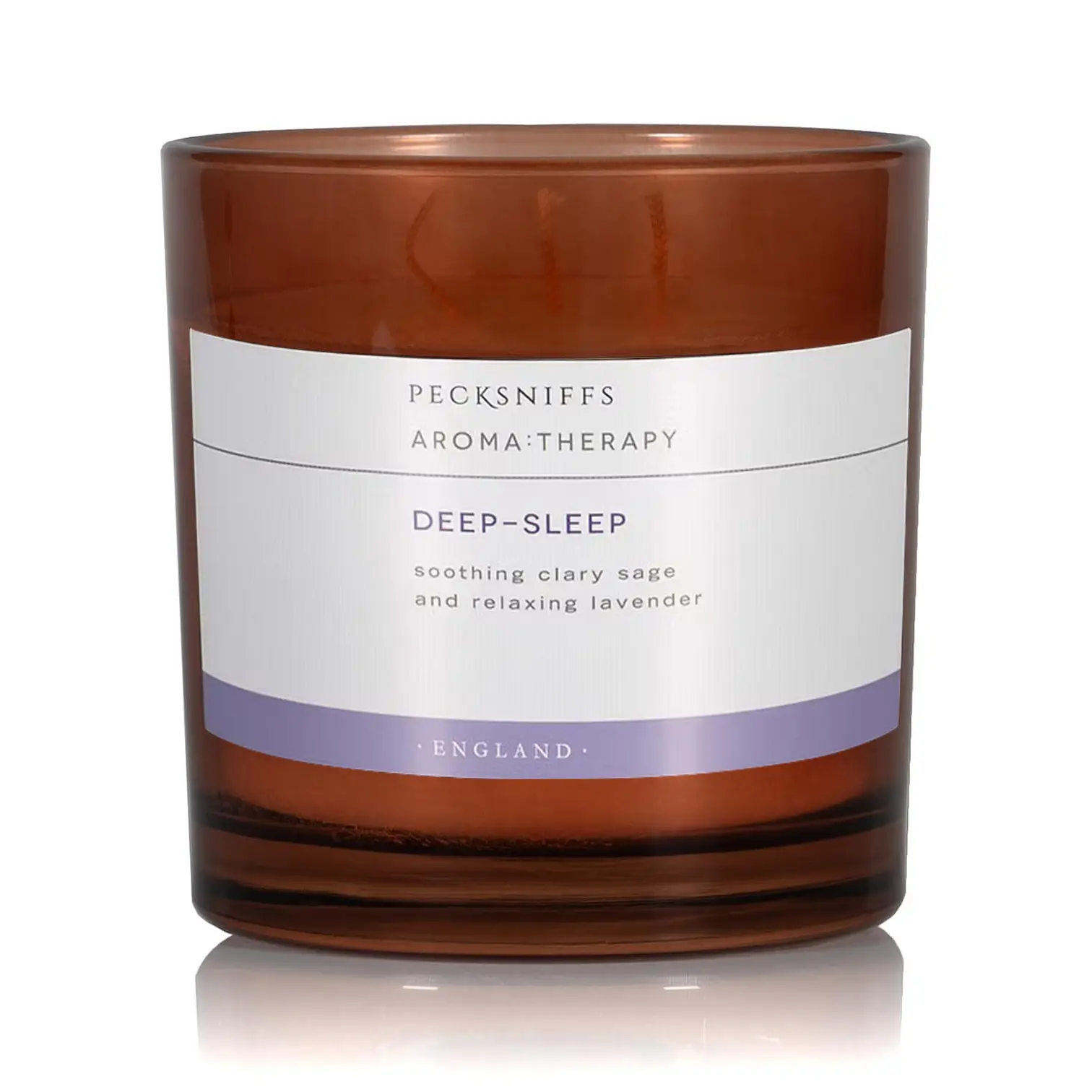 Pecksniffs Amber Deep Sleep Candle | 3 Wicks, 550g/19.40oz