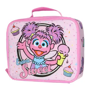 Sesame Street Lunch Box Extra Sweet Abby Caddabby Insulated Lunch Bag Tote 10"