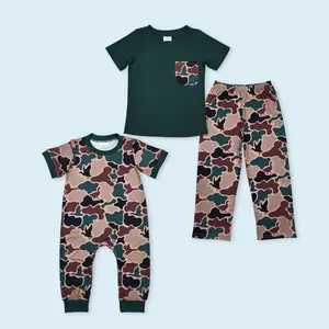 Duck camouflage toddle baby boy summer outfit